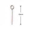 Alfiler en T de Acero Inoxidable Cabeza Grande Aguja de Bola Aguja de 9 Pines Aguja para Abalorios Aguja Libre de Óxido Accesorios DIY Aguja Duradera Aguja para Joyería