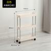 Estante de Almacenamiento para Inodoro de Baño Multicapa de Pie para Espacio Estrecho Estante de Almacenamiento para Cocina Estante de Almacenamiento Carrito