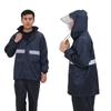 Set de Impermeable y Pantalones de Lluvia para Ciclismo, a Prueba de Tormentas, Impermeable para Adulto, Poncho de Lluvia Reflectante Dividido para Ciclismo