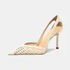 Zapatos de Mujer de Tacón Alto de Talla Grande de Comercio Exterior Transfronterizo Nueva Colección Primavera 2026 Sandalias de Punta Hueca de Moda Cerradas para Mujer Amazon