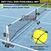 Rede Portátil de Pickleball Seis Rodas Transfronteiriça com Rodízios, Rede de Treino Removível, Conjunto de Rede de Pickleball Atacado