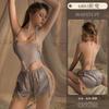 Lencería Sexy Original, Pijama Sexy con Liguero, Conjunto de Mujer con Faja de Encaje, Uniforme Apasionado con Camisón 6803