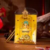 Vajrasattva Tema Lingotes de Ouro Moedas de Cobre Pingente de Cartão Chaveiro Cordão de Celular Enfeite de Bolsa Presente para Parentes e Amigos Lembrança