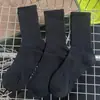 Meias Unissex para Todas as Estações Estilo Tiktok, Meias de Basquete Cano Médio e Cano Alto, Meias Esportivas Longas Outono e Inverno, Meias Sociais Brancas Puras