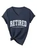 Retirado no es mi problema Amazon eBay sitio independiente moda casual versátil mujer cuello en V