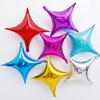 Globo de Película de Aluminio Estrella de Cuatro Puntas de 24 pulgadas Arreglo de Cumpleaños para Bebé Decoración para Fiesta de Boda Día de San Valentín