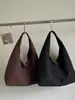 Bolsa Tote Grande de Cor Sólida Simples Estilo Coreano para Mulheres 2026 Nova Casual Versátil para o Dia a Dia Ombro Único Sob o Braço