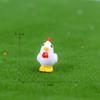 Decoración de paisaje de micro paisajismo granja feliz pollo conejo oveja cerdo cachorro decoración de resina decoraciones de jardinería