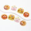 Colgante de Acrílico Serie de Dibujos Animados Pastel Galletas Hamburguesa Colgante Llavero DIY Pendientes Accesorios Colgantes
