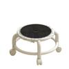 Taburete Pequeño con Ruedas Universal Rueda Silenciosa Giratorio Raspar Taburete Bajo Uñas de Pies Reparación de Pies Taburete Correa de Rueda Taburete para Bebé Aprendiendo a Caminar Dormitorio