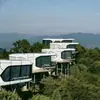 Cápsula Espacial Habitación B&B Casa Cápsula Exterior Fabricante Casa Modular Móvil Lugar Turístico Hotel Exterior Solario