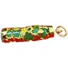 Colgante de Pilar de Dragón Chapado en Oro Puesto Colgante de Dragón con Incrustaciones de Oro Jade Imitación Jade Hetian Pilar de Dragón Pan Regalo Collar de Pareja Dorado