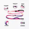 Correa Personalizada para Perro con Degradado de Colores, Elástica y Retráctil, Especial para Pasear Perros al Aire Libre, Accesorios para Mascotas para Perros Pequeños