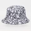 Chapéu de Pescador Masculino e Feminino com Estampa de Leopardo Nova Transfronteiriça Casual Chapéu de Sol Personalizado Proteção Solar Chapéu Balde Moda Combina com Tudo