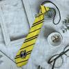 Corbata Harry Potter Gratis Insignia JK Genuina Raya Gente Unida Cuatro Colegios Sarga Hecho a Mano Rojo Amarillo Azul Verde
