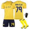 2526 Victoria de Riad Arabia Saudita Uniforme de Fútbol Casa 7 Ronaldo 10 Mané 79 Félix Jersey