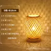Lámpara de mesa de bambú estilo chino sala de té habitación de huéspedes B&B sala de estar Zen té nueva lámpara de estilo chino lámpara creativa de bambú japonés