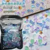 Arte de Unhas Transfronteiriça Pacote Misto de Resina Oceano Desenho Animado Animal com 100 Peças Estilo Oceano Desenho Animado Conchas Estrelas do Mar Caranguejos