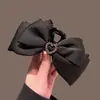 Nuevo Pinza para el Cabello de Pelo de Visón Perla Letra Strass Pasador Trasero de la Cabeza Moda Versátil Celebridad de Internet Pinza de Tiburón de Felpa