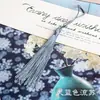 Marcador de Página com Borla Estilo Antigo Resina de Cristal Kit de Material para Artesanato DIY Acessórios para Suporte de Exibição de Capa de Celular