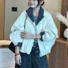 Chaqueta corta acolchada con capucha retro para mujer, nueva colección otoño 2026, estilo europeo, chaqueta de moda de corte holgado, prenda exterior de algodón