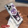 Adequado para Capa de Celular Apple 17 Pro Max, Airbag Anti-Queda, Modelo Popular iPhone 16, 15 Cobertura Total Novo Design Kuromi