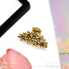 Pinza pequeña de metal vintage para el cabello con pedrería de colores, clip exquisito adecuado para Hanfu, accesorios diarios para el cabello, pasador que realza el ambiente