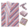 Wx317 Papel de Copia para el Día Nacional Americano 17g Caramelo de Regalo Papel de Envoltura a Prueba de Humedad Papel Decorativo Rayado Papel de Pera