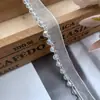 En Stock Hilo de Lentejuelas Hecho a Mano Estilo Chanel con Código de Barras de Cristal de 6 mm para Botones de Cuello de Ropa, Bolsos, Tapetas y Puños, Estilo Universal
