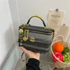 Bolso de Mano Texturizado de Alta Calidad para Mujer, Estilo Playa Verano 2026, Bolso Cruzado con Cadena de Textura Tejida