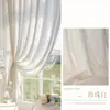 Cortina de gasa estilo Chanel francés cortina transparente lujo ligero retro alta calidad dormitorio sala de estar pantalla blanca mosquitero