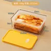 Caja Grande para Pepinillos de Cocina, Caja Sellada para Conservar la Frescura, Caja de Almacenamiento para Refrigerador de Grado Alimenticio, Caja para Platos Fríos con Tapa