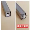 Tubo cuadrado hierro tapón interior tuerca estante conector empotrado tubo redondo tuerca empotrada apertura de tubo tapón interior tuerca fabricante mayorista