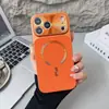 Aplicável para Capa de Celular Magnética de Metal para iPhone 17 Bolinhas Maçã 15proMax Janela Grande Instantânea 15 Capa Protetora