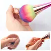 Cepillo para polvo de cintura pequeña de alto valor de color, brocha para rubor multifuncional, explosión de moda, diseño ergonómico, cepillo para uñas cómodo