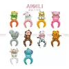 Nuevos Globos de Diadema de Animales, Diseño Lindo de Dibujos Animados, Globos de Película de Aluminio, Promoción de Puesto, Globos de Regalo al por Mayor