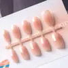 Fábrica de Productos Semi-Terminados para Uñas Portables Uñas Largas Hechas en Fábrica con Gradiente de Rubor Codificado Spray de Esmalte de Uñas Portátil Piezas de Uñas