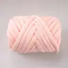 OHHIO nueva manta tejida a mano relleno de hilo núcleo tira de gasa lana gruesa material para hacer mantas DIY alambre de núcleo
