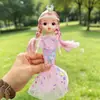 Pendente de boneca de casamento sereia com lantejoulas de fábrica Boneca Boneca Casa de Brinquedo adereços presente para menina brinquedos infantis