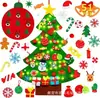 Venta Directa Transfronteriza Más Vendido Árbol de Navidad de Fieltro DIY Árbol de Navidad de Dibujos Animados de Fieltro para Niños Decoraciones Festivas Venta al por Mayor