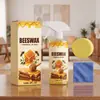 Spray Pulidor de Madera con Cera de Abejas, Removedor de Suciedad y Potenciador de Brillo Adecuado para Todo Tipo de Muebles y Pisos de Madera