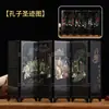 Pintura Facial de Ópera de Pekín Laca Estilo Antiguo Pantalla Pequeña Adorno Características Chinas Regalo para Extranjeros Pequeño Regalo Artesanía Popular