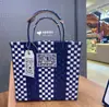 Bolsa de Mão Xiaohongshu, Produtos Estilo Tailandês, Nova Bolsa Tote Transversal de Tecido Artesanal para Armazenamento para Mulheres, Cesta de Mercado