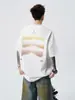 Camiseta de Manga Corta Estampada Fresca de Verano para Hombre, Marca Trendy Americana Estilo High Street, Atractivo Top Casual con Diseño de Lunares de Media Manga
