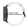 Correa para Apple Watch Compatible con Correa para Apple Watch Fluororubber Acero Inoxidable Banda de Reloj Metálica s9 Correa para Apple Watch s12 Tejida