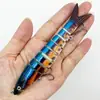 Xiankaxue Señuelo Peces Multi-Sección 13.5cm 19g Pesca en Mar Lanzamiento Largo Hundimiento Minnow Lubina Señuelo Falso Señuelo de Pesca Duro