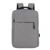 Mochila de Negócios Minimalista Unissex, Grande Capacidade à Prova d'Água