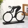 Ornamento de Bicicleta Abstrato Moderno em Resina Forma Criativa de Bicicleta Esportiva Decoração para Sala de Estar Armário de Vinho