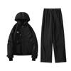 Conjunto de Chaqueta y Pantalones de Nieve Resistentes al Viento y al Agua para Invierno, Estilo Unisex, Talla Grande, Traje de Esquí Engrosado