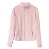 Cardigan de Polar con Hueso de Pescado Adelgazante Ollie para Mujer, Sudadera con Capucha y Cremallera de Cuello Alto, Ropa Exterior Versátil, Top Cálido de Polar que Favorece la Figura